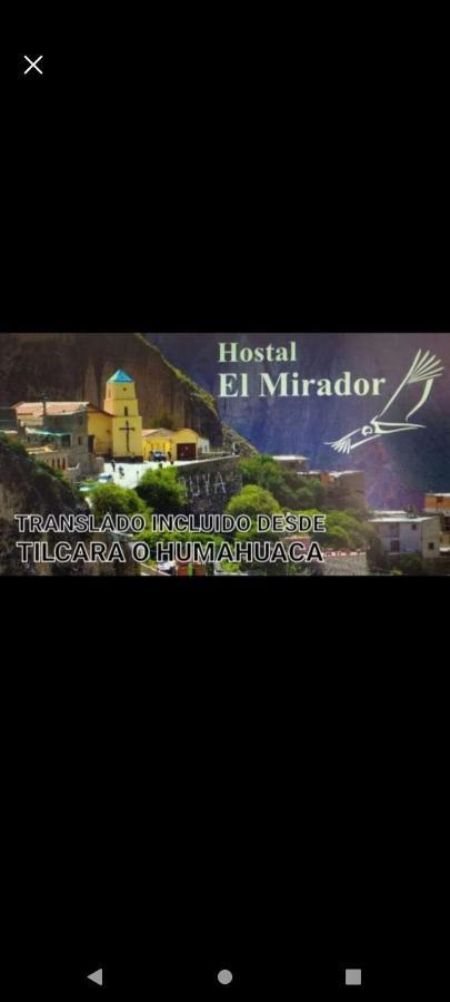 El Mirador Hotel Iruya Ngoại thất bức ảnh